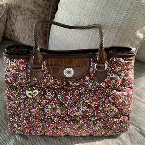 Brighton quilted tote